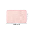 thumbnail image 3 of Leodye 1PCS Anti-slip Pet Cool Sleeping Pad Reusable Washable Cooling Bed for Puppies Kittens Indoor Sofa Crate Hot Weather Cooling Cushion -39.37x27.56in, 3 of 6
