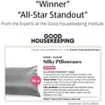 thumbnail image 2 of HTOOQ 25mm 100% Pure Mulberry Silk Pillowcase, Good Housekeeping Winner (Dark Green, Standard), 2 of 7
