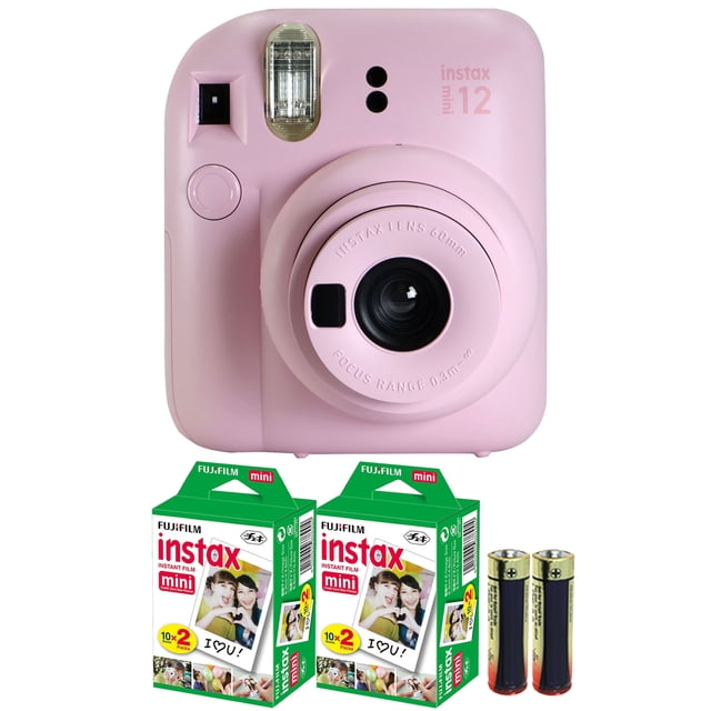 Cámara de película instantánea Fujifilm INSTAX MINI 12 (Blossom Pink)