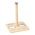 thumbnail image 2 of Jaula para pájaros, soporte para loros, comederos, tazas, gimnasio de juegos, fácil de instalar, jaula para loros, juguete, percha para periquitos,, 2 of 8