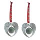 thumbnail image 2 of XWSHYW Decoraciones Navideñas Adornos Navideños Forma de Corazon y Forma de Angel Asistente, 2 of 6