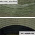 thumbnail image 4 of Bucket Summer Mens Sun Hat Water Repel Mesh Net Light Weight UV Protection Outdoor Cap by Solaris, 4 of 7