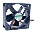 thumbnail image 2 of HA60251V4-0000-C99 6cm 60mm fan 60x60x25mm DC12V 0.7W 3 wires speed cooling fan, 2 of 6