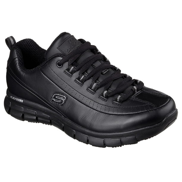 Skechers Women's Relaxed Fit Sure - Trickel Slip Resistant Lace-Up Work Shoes - Walmart.com