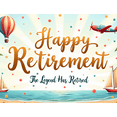 thumbnail image 3 of Tropical Theme Happy Retirement Beach Banner Palm Trees Travel for Retirement Party Celebration Vacation, 3 of 7