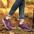 thumbnail image 3 of Mepaouo Women's Hiking Shoes Breathable Non Slip Running Shoes Lightweight Outdoor Sneakers for Trekking Walking, 3 of 8