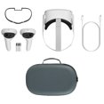 thumbnail image 2 of Oculus Quest 2 VR Headset – All-In-One 64GB, Touch Controllers, 90Hz LCD, 3D Audio, Glasses Compatible, Mytrix Carrying Case, 2 of 6