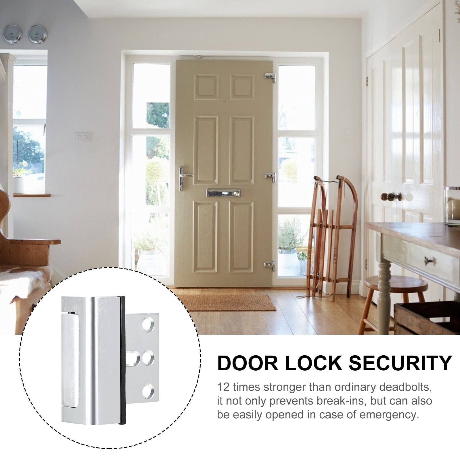 5pcs Door Lock Security Child Safety Door Lock Latch Child Proof Security Lock