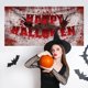 thumbnail image 5 of Isvgxsz Clearance Scary Halloween Backdrops for Parties - Large,Happy Halloween Banner, Ghost Halloween Party Decorations | Halloween Party Banner, Spooky Halloween Decorations Indoor, 5 of 6