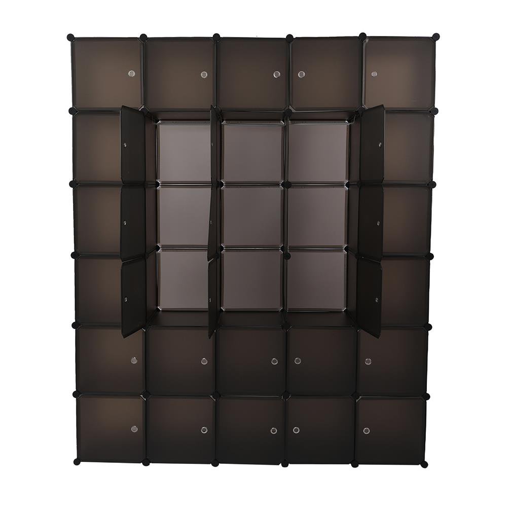 GoDecor 30 Cube Storage Organizer Plastic Cubby Shelving Drawer Unit