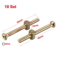 thumbnail image 2 of Uxcell M6x65mm Hex Drive Socket Cap Furniture Bolt (with M6x12mm Barrel Nut), 2 of 5