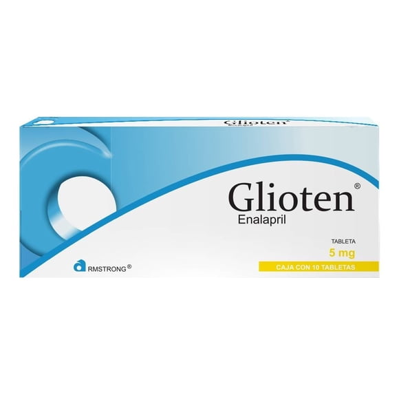 Glioten tabletas 10 pzas de 5 mg c/u