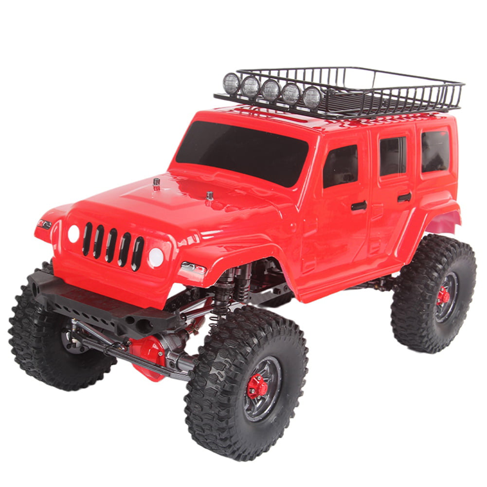 Metal Roof Rack with 5 LED Lights for 1/10 RC Crawler Car Traxxas TRX-4  Axial SCX10 90046 SCX10 III AXI03007
