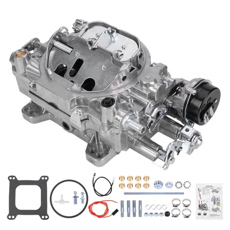 Gsuatey Aluminum 4 Barrel Carburetor for Edelbrock 1906 AVS2 Carb Electric Choke 650 CFM 1906