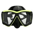 thumbnail image 2 of Diving Goggles, Prevent Fog Waterproof Wide View Filed Snorkeling Goggles  for Outdoor for Adults Fluorescent Green, 2 of 7