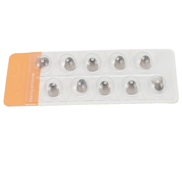 10pcs Sound Domes Soft Silicone Ear Plug Tips Round Dome Set for Phonak Audeo Paradise Lumity, Clear Hearing & Improved Sound Quality Premium Material Included, Fitment