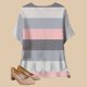 thumbnail image 5 of Camisetas de Manga Corta para Mujeres, Camiseta de Cuello Redondo Impresa de Moda, Primavera Y Verano Casual, 5 of 9