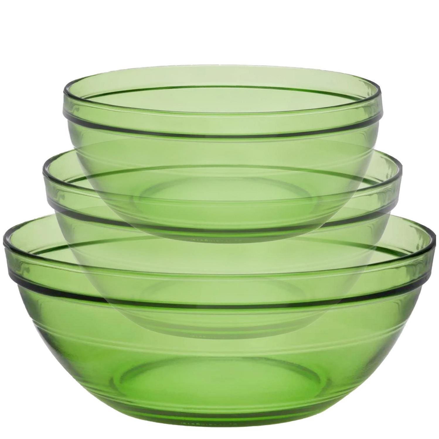 Duralex Lys Bol Empilable Vert , Ensemble de 3