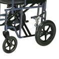 thumbnail image 4 of Drive Medical Bariatric Heavy Duty Transport Wheelchair with Swing Away Footrest, 20" Seat, Blue, 4 of 5