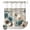 Light Brown, variant on No Hook Shower Curtain, Teal Tulip Butterfly Shower Curtains for Bathroom with See Through Top Window, Turquoise Floral Farmhouse Beige Waterproof & Washable Bath Curtain Extra Long 72"x96"
