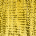 thumbnail image 1 of Ahgly Company Machine Washable Indoor Square Solid Yellow Modern Area Rugs, 5' Square, 1 of 4