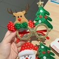 thumbnail image 4 of NIBOLOG Glasses Frame Eye-catching Exquisite Workmanship Plastic Decorative Realistic Xmas Eyeglasses Prop for Festival, 4 of 8