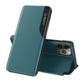thumbnail image 1 of Case for iPhone 14 Pro 2022, Magnetic Flip Phone Case Stand Anti-scratch Anti-shock Protective Phone Cover with Window View Function for Apple iPhone 14 Pro,Cyan, 1 of 7