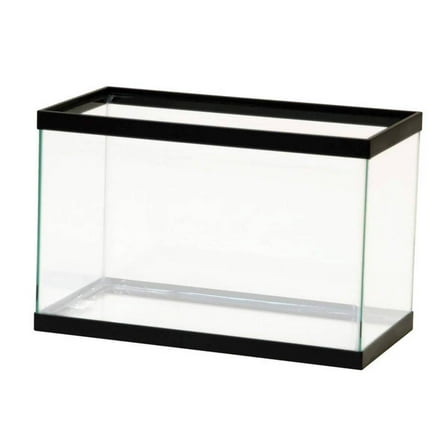 Aqueon 5 gal Standard Aquarium Tank, Black Trim