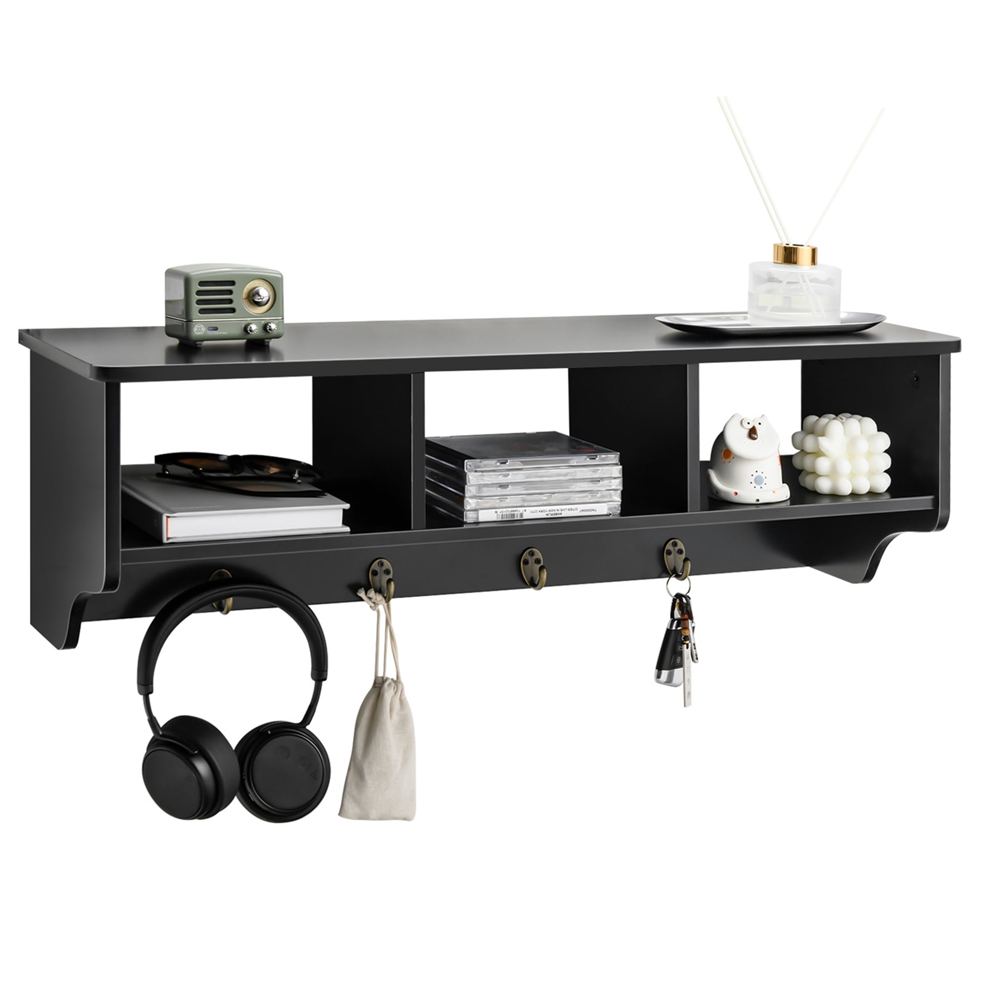 Free Shipping Prepac Hanging Entryway Wall Shelf 60 Wide Walmart