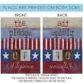 thumbnail image 5 of Toland Home Garden United We Stand Pledge of Allegiance Patriotic Flag Double Sided 12x18 Inch, 5 of 5