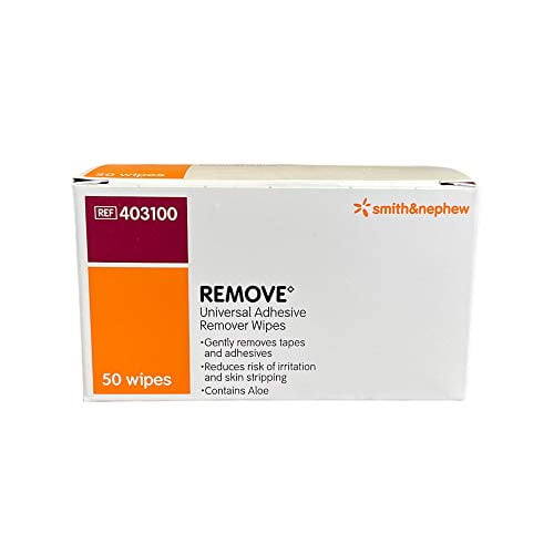 Smith and Nephew Remove Adhesive Remover Wipes 403100, 50-count by Smith &  Nephew