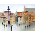 thumbnail image 2 of Shefranov, Olga 24x20 White Modern Wood Framed Museum Art Print Titled - Cityscape, 2 of 4
