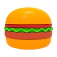 thumbnail image 1 of Hamburguesa Tazón de perro de alimentación lenta para gatos y perros pequeños Practicantes accesorios de mascotas antiestructantes tazones de gato 5 Naranja, 1 of 8