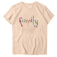 thumbnail image 2 of Blouse à Manches Courtes Imprimée Mode pour Femmes T-Shirt Col Rond Drôle, 2 of 3