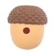 thumbnail image 1 of Pelota de juguete para perros, dispensador de comida, juguete masticable portátil para perros, juguete interactivo de comida para Marrón Con Amarillo, 1 of 9