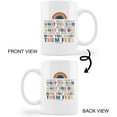 thumbnail image 4 of People Will Forget What You Said Maya Angelou Quote Rainbow Ceramic Mug-11oz Coffee Milk Tea Mug Cup with Handle,Inspirational and Motivational Gifts, 4 of 5