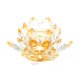 thumbnail image 1 of 60mmkvartskristalllotusblommahantverkglasfigurergåvaYellow, 1 of 5