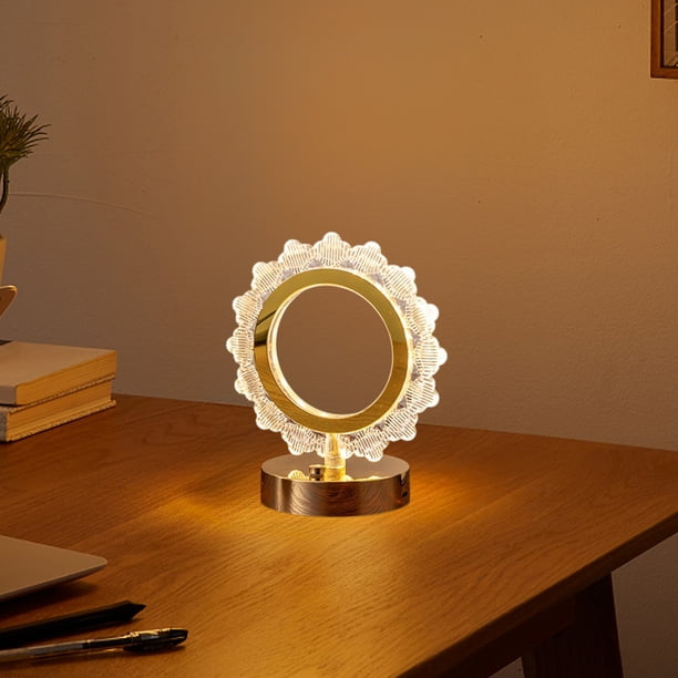 Fiudx Lámpara de Mesa Led con Forma de Huevo, Luz Nocturna Festiva para El Hogar, Lámpara de Noche Recargable de Bajo Consumo, Brillo Ajustable, Control Remoto, Ideal para Leer, Maquillarse y Relajar