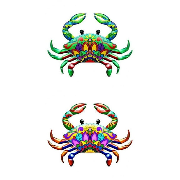 2x Metal Wall r for art Hanging Sculpture for Fence Outdoor ration