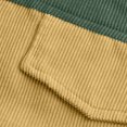 thumbnail image 6 of IROINNID Women's Short Shacket Jacket Stripes Long Sleeve Casual Stripe Patchwork Long Cardigan Tops jjj, Green, 6 of 7
