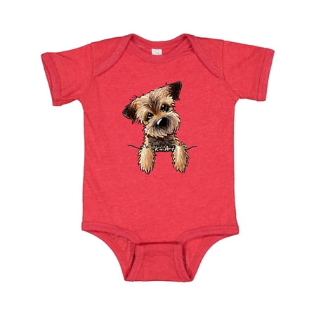 

Inktastic Border Terrier Gift Baby Boy or Baby Girl Bodysuit