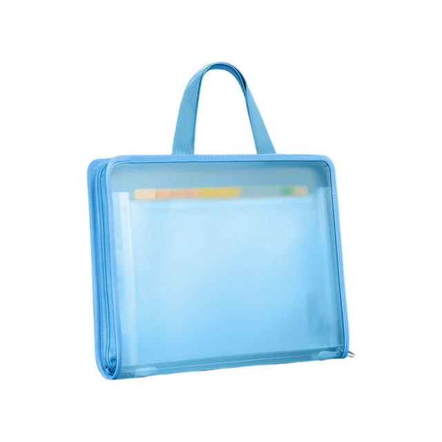 Kyursd Summer Home/Kitchen Organizers and Storage Special Offer!Large Capacity Handheld Organza Transparent File Bbag Student Handheld Test Paper Storage Bag