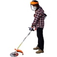 thumbnail image 5 of iRerts 10 in 1 Grass Trimmer, 33CC 2-Cycle Gas Powered Weed Eater with Gas Pole Saw, Hedge Trimmer, Grass Trimmer and Brush Cutter, String Trimmer for Grass Garden Yard Care, Orange/Black, 5 of 10