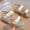 Khaki, variant on Eltusu Girls Sandals with Strap, Soft Sole Outdoor Open Toe No Slip Summer Sandals Purple Size 2(Big Kids)
