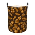 thumbnail image 6 of Picia Colorful Pineapple Large Laundry Basket, Waterproof, Freestanding Laundry Hamper, Collapsible Tall Clothes Hamper with Extended Handles-, 6 of 8