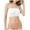 White, variant on Stretch Strapless Bra For Women Non-Slip Silicone Padded Bandeau Bra Plus Size Strapless Bra Push Up Comfort Wireless Top Bra Beige XXXL