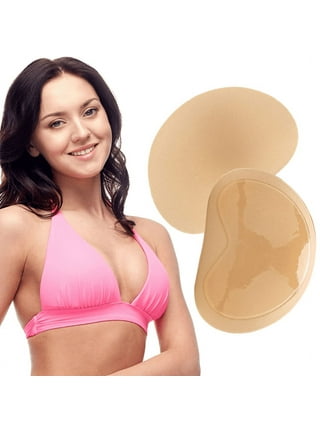 1 pair) Silicone Nu Bra Pad Inserts Push Up Breast Pad Bikini Enhancer