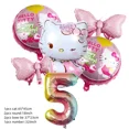 thumbnail image 3 of Caja de dulces portátil con diseño de Hello Kitty, color rosa, para fiestas de cumpleaños de niñas, suministros de decoración para el primer quinto cumpleaños, regalos para niños, adorno para tarta de, 3 of 5
