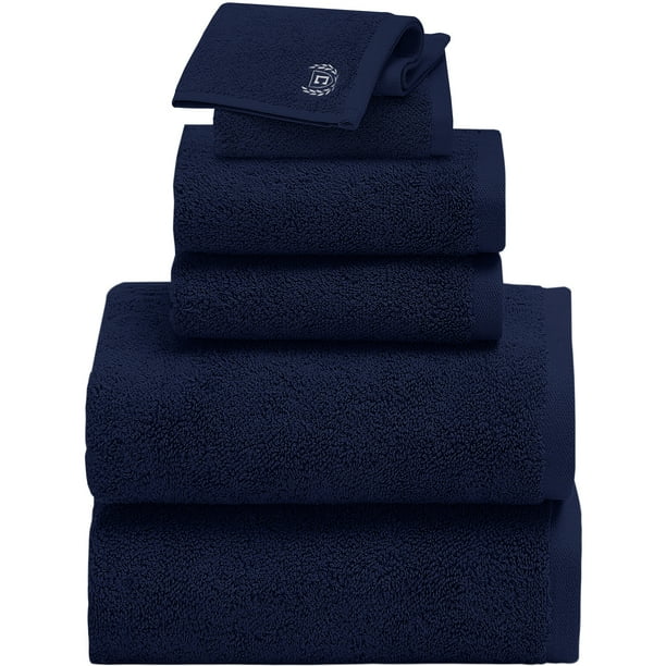 Chaps Bath Towels 6Piece Sets for Bathroom Ring Spun Cotton Towel