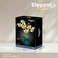 thumbnail image 5 of GZBrick Orchid Bonsai Building Sets Flowers Bouquet with Vase for Adults Girls Compatible with Lego, 5 of 7